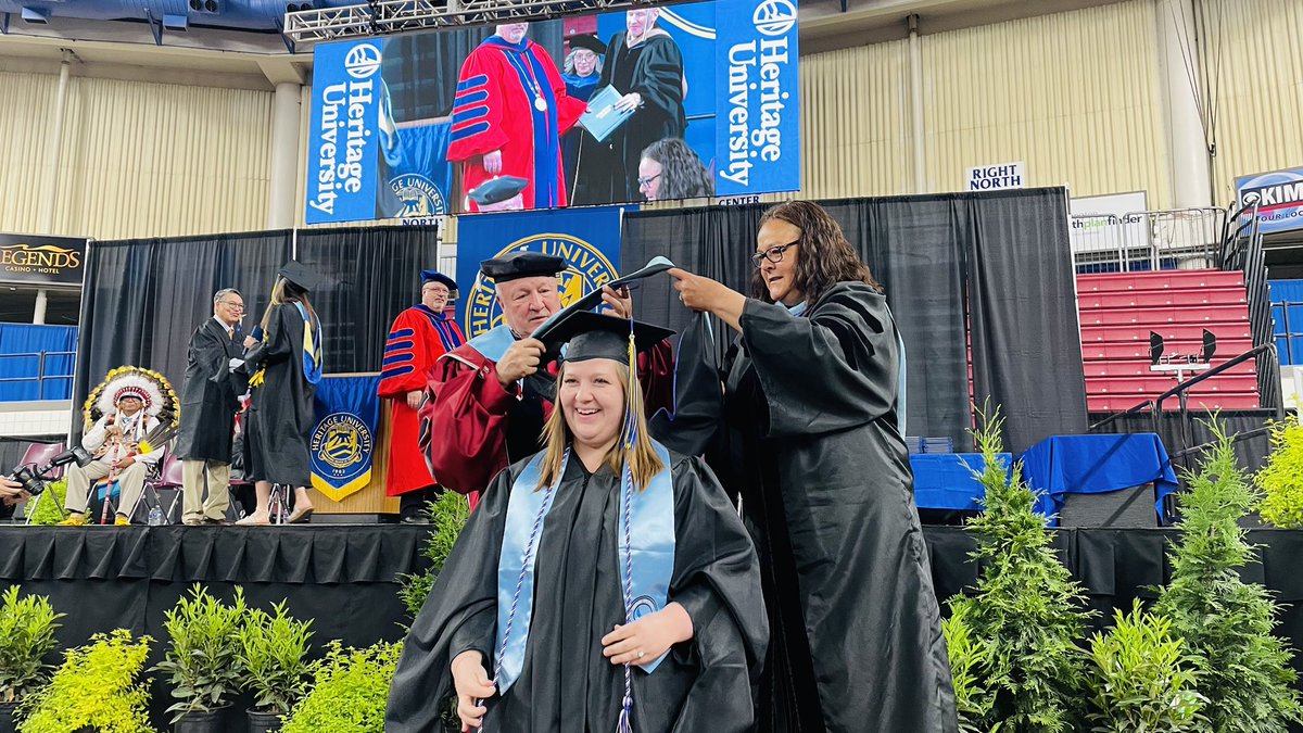 Catherine Zeisner, EdD (@principalzed) on Twitter photo What an incredible graduation ceremony last weekend for <a href="/HUEagles/">Heritage University</a>. Proud to hood our masters recipients and celebrate with the whole community. What an incredible graduation ceremony last weekend for <a href="/HUEagles/">Heritage University</a>. Proud to hood our masters recipients and celebrate with the whole community.
