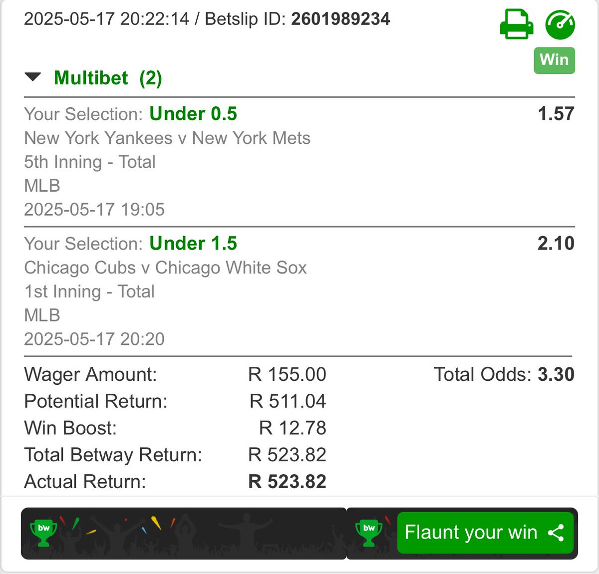 betwaymr200's tweet image. The baseball did continue to treat us well after our boom⚾️🧨
Will upload the train for everyone to follow that we have for the end🚂
#mlb #baseball #picks #bettingpicks #betway