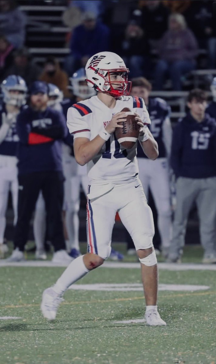 Tom Abel III (@coachabel92) on Twitter photo 2026 NHS Student Athlete 🚩
⚪️Blake Pasik - <a href="/BlakePasik_/">Blake Pasik</a>
⚪️6’0 180 - Dual Threat Quarterback
⚪️Holds ONE FCS Offer
⚪️4,000 Passing Yards, 500 Rushing Yards, 53 Passing touchdown, 6 rushing
⚪️1st Team All conference & All Met Honorable Mention
🎥 hudl.com/video/3/173274… 2026 NHS Student Athlete 🚩
⚪️Blake Pasik - <a href="/BlakePasik_/">Blake Pasik</a>
⚪️6’0 180 - Dual Threat Quarterback
⚪️Holds ONE FCS Offer
⚪️4,000 Passing Yards, 500 Rushing Yards, 53 Passing touchdown, 6 rushing
⚪️1st Team All conference & All Met Honorable Mention
🎥 hudl.com/video/3/173274…
