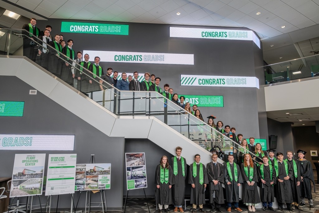 Congratulations Class of 2025! 🎓️💚 We can't wait to see what the future holds for you. 

#UNDproud #flyUND #graduation #college #milestone #spring #commencement