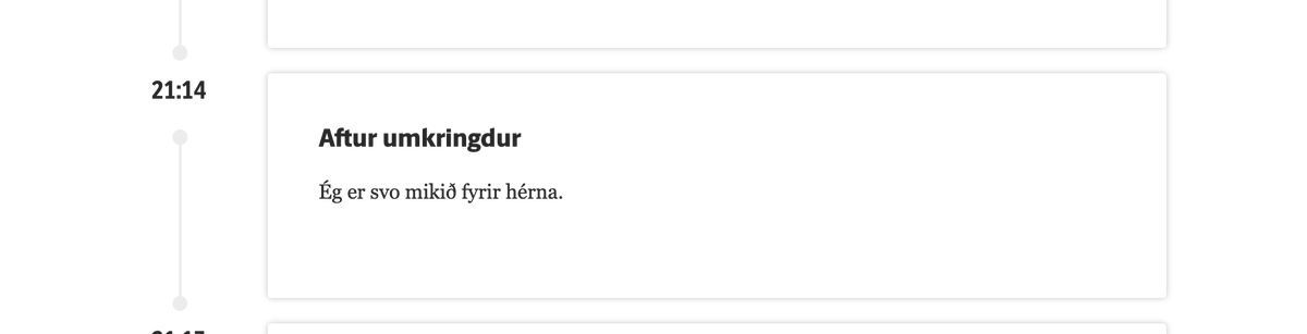 Blaðamaður vísi.is að lýsa lífi mínu í einni setningu #12stig