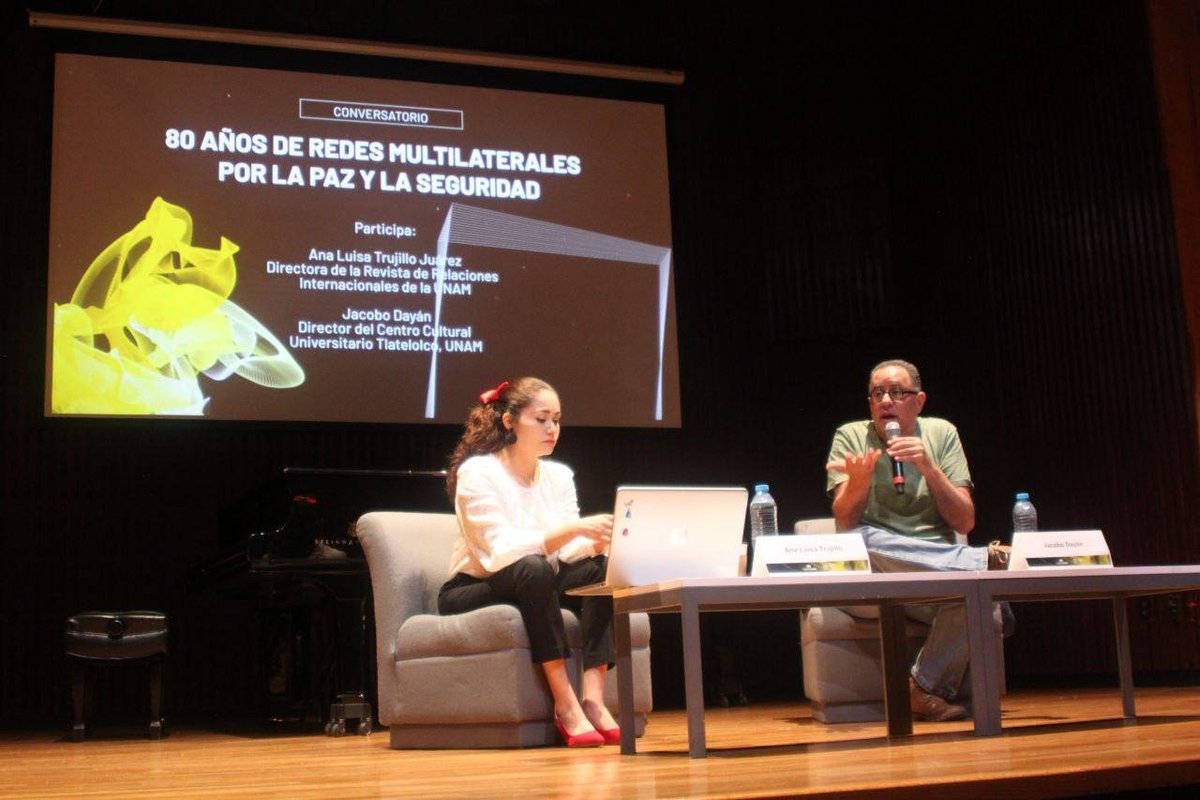 CulturaUNAM (@culturaunam) on Twitter photo A 8 décadas del final de la II Guerra Mundial, que generó la construcción y mantenimiento de la paz a través de organismos internacionales, el conversatorio "México. 80 años de redes multilaterales por la paz y la seguridad" invitó a pensar sobre la evolución, las limitaciones y A 8 décadas del final de la II Guerra Mundial, que generó la construcción y mantenimiento de la paz a través de organismos internacionales, el conversatorio "México. 80 años de redes multilaterales por la paz y la seguridad" invitó a pensar sobre la evolución, las limitaciones y