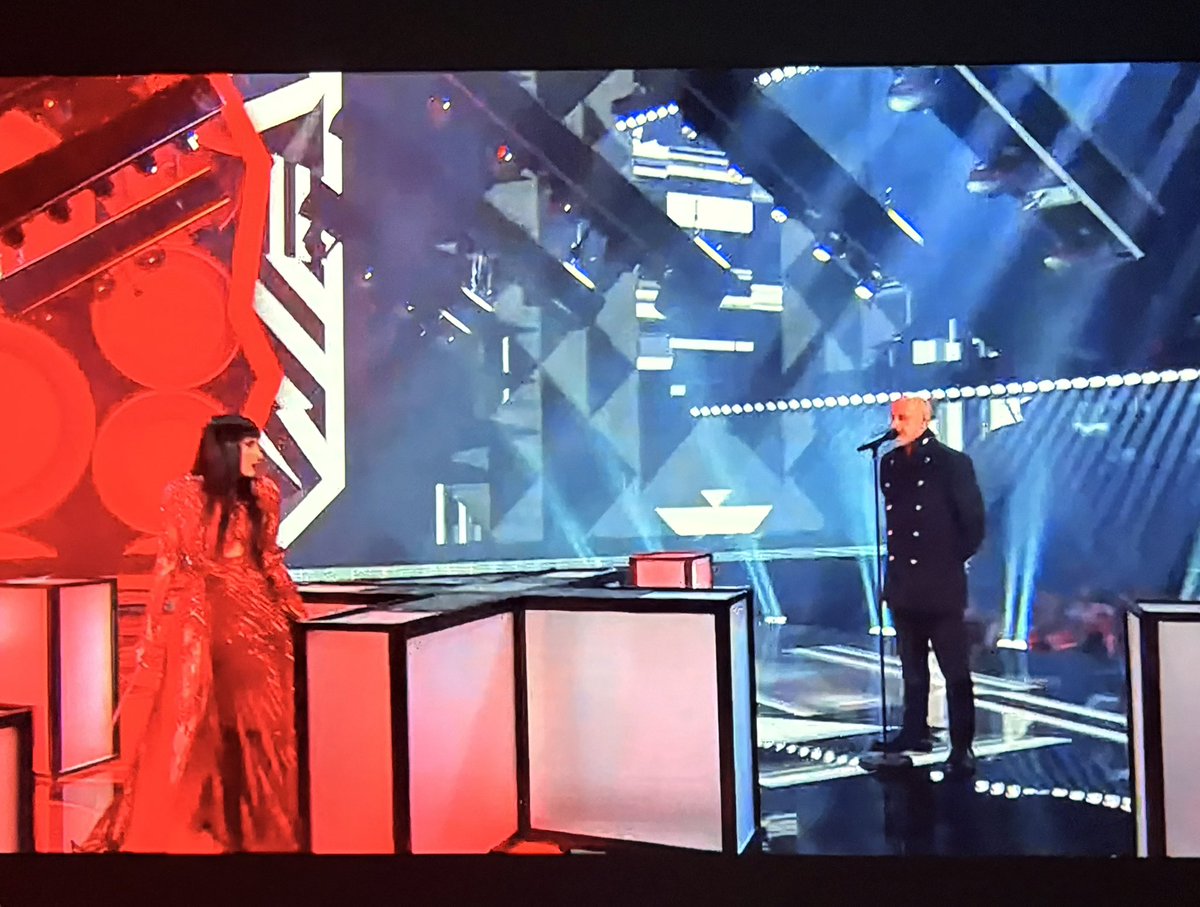 benjclews's tweet photo. For anyone wondering what Andy Serkis interrogating Claudia Winkleman would look like look no further than #albania #bbceurovision https://t.co/UW0OwjKBhm