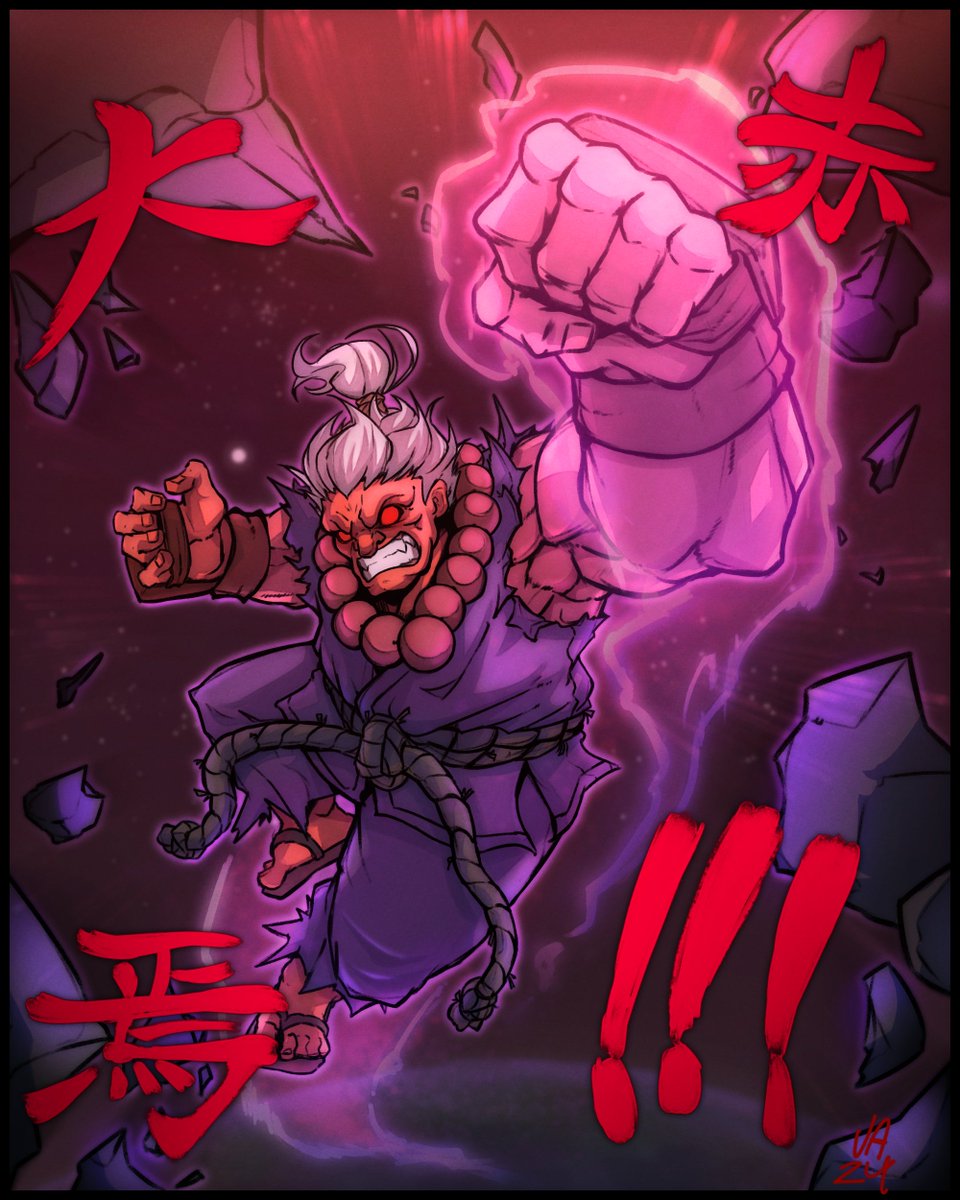 Ch0nky_'s tweet image. I love Shin Akuma's ending in Capcom Fighting Evolution.
I got the chance to participate in a #CapcomFightingCollection2 fan-collab that will be put together in a zine piece (Later-ish I think)
Great work to the other amazing artists that also took part!