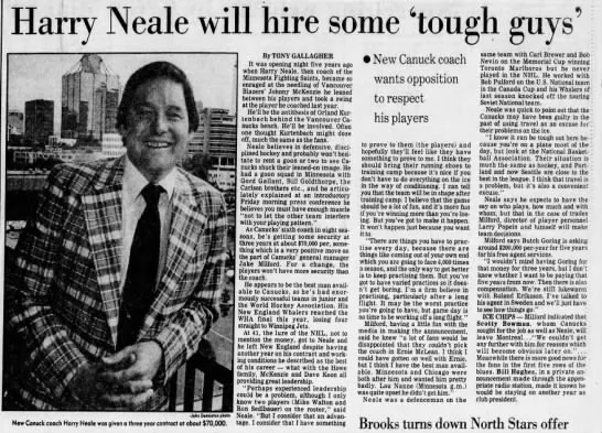 Vintage Hockey Showcase (@hockey_vintage) on Twitter photo 47 years ago today ON THIS DAY in hockey history (May 26, 1978):
The <a href="/Canucks/">Vancouver Canucks</a> hire Harry Neale as their new Head Coach (replacing Orland Kurtenbach) 47 years ago today ON THIS DAY in hockey history (May 26, 1978):
The <a href="/Canucks/">Vancouver Canucks</a> hire Harry Neale as their new Head Coach (replacing Orland Kurtenbach)