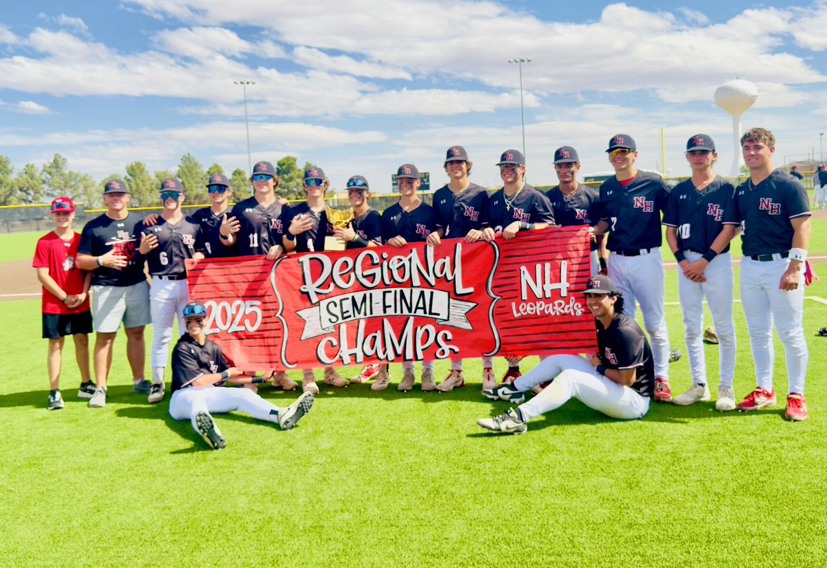 Steven Liles (@stevenliles) on Twitter photo Leopards Get Their Revenge! 🏆 ⚾️
In a series both teams had circled since day one, <a href="/NewHomeBaseball/">New Home Baseball</a> avenges last year’s playoff loss to Hawley with a dominant sweep — 12-0 and 7-3.
Sophomore Tucker Cotton was lights out on the mound, keeping the Bearcat offense off-balance Leopards Get Their Revenge! 🏆 ⚾️
In a series both teams had circled since day one, <a href="/NewHomeBaseball/">New Home Baseball</a> avenges last year’s playoff loss to Hawley with a dominant sweep — 12-0 and 7-3.
Sophomore Tucker Cotton was lights out on the mound, keeping the Bearcat offense off-balance