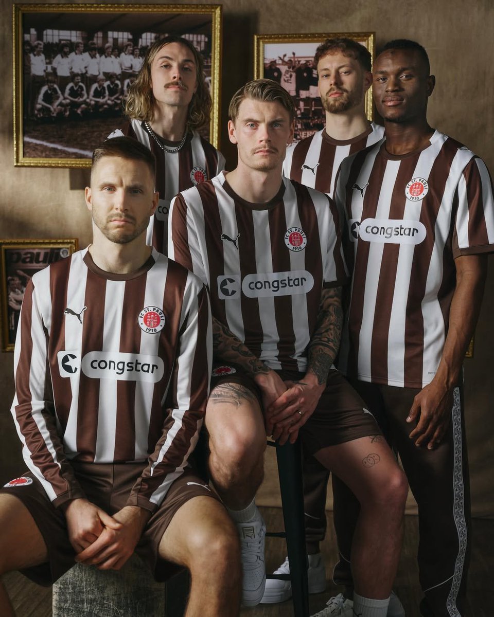 CuriosidadesEU's tweet photo. Novo uniforme do St. Pauli. 🤩 https://t.co/0hWUd537pB