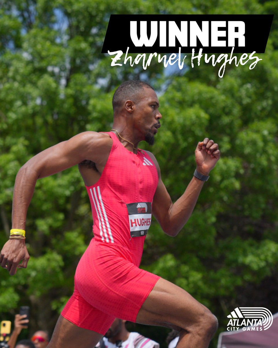 It just keeps getting better here at #ATLCityGames 🤩

Zharnel Hughes clocks a 19.55 in the men’s 200m here in Atlanta on the straightaway!

📸 Kevin Morris