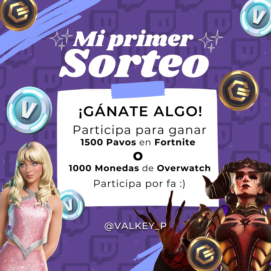 Valkey_p's tweet photo. Hola amigos, recurrent woe hay sorteo activo.

Si quieren saber mas vayan a mi insta: @Valkey_p

Participants profa y ganense algo🙂‍↕️

#sorteo #Fortnite #Overwatch2 #twitch #vtuber https://t.co/UVv0e0Du9z