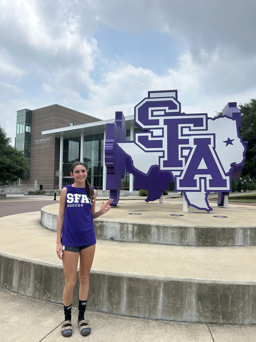Molly Marino (@molly_marino09) on Twitter photo Had a great time at the <a href="/SFA_Soccer/">SFA Soccer</a> ID Camp today! Thanks for hosting a great camp! #AxeEm 💜 Had a great time at the <a href="/SFA_Soccer/">SFA Soccer</a> ID Camp today! Thanks for hosting a great camp! #AxeEm 💜