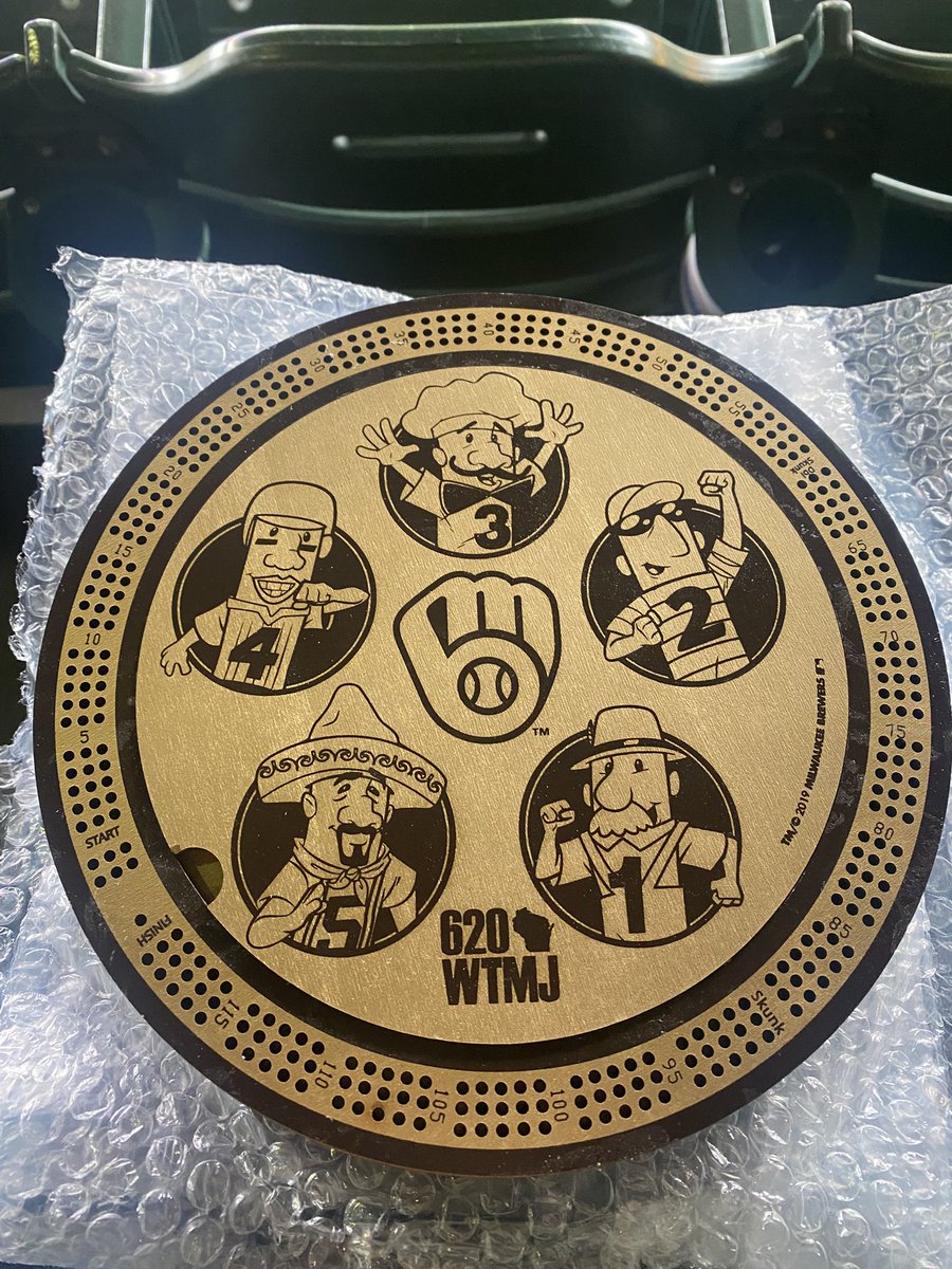 Brewers vs. Twins - Sausage Racers Cribbage Board Night! 😂😮
<a href="/Brewers/">Milwaukee Brewers</a>