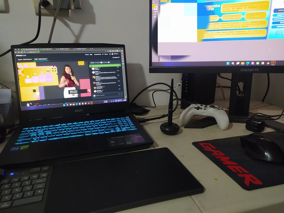 engelbertfanor's tweet photo. #PlatziConf Viendo una de las charlas de mi interés y a la vez trabajando en mi área de interés PlatziConf México 2025 https://t.co/EhxLGkI57o