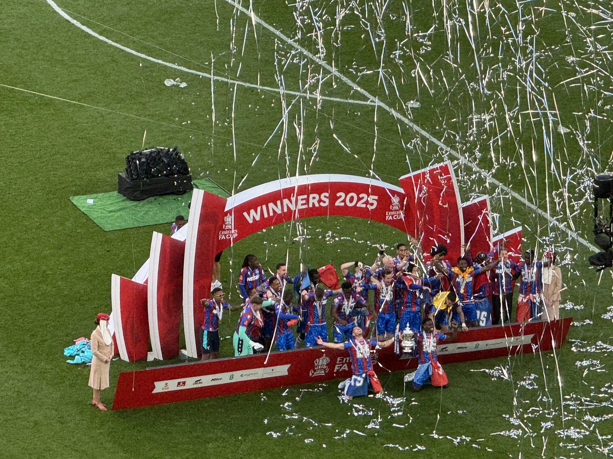 FA Cup Final 2025

Crystal Palace (1) v (0) Manchester City