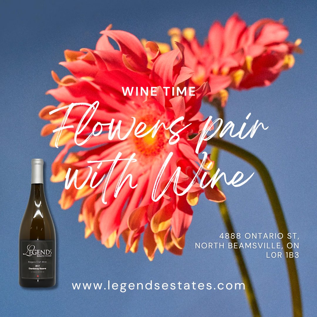 🌸 Flowers pair with wine
Enjoy the season with bright blooms and a glass of Legends Chardonnay. Visit us in Beamsville and sip the sunshine. 🍷🌼

Have a peek 👇
legendsestates.com/product-catego…

🗺4888 Ontario ST, North Beamsville, ON L0R 1B3
📞905-563-6500
📧events@legendsestates.com