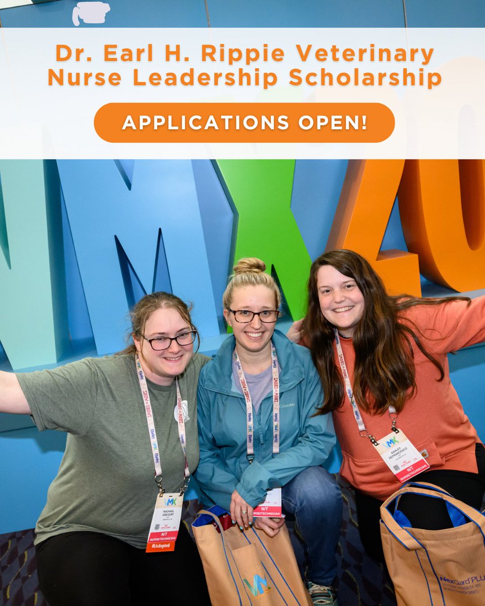 Send a star veterinary nurse/technician to VMX 2026 for free! Nominate yourself or a colleague for the Rippie Veterinary Nurse Leadership Scholarship: go.navc.com/4jdz4Jo