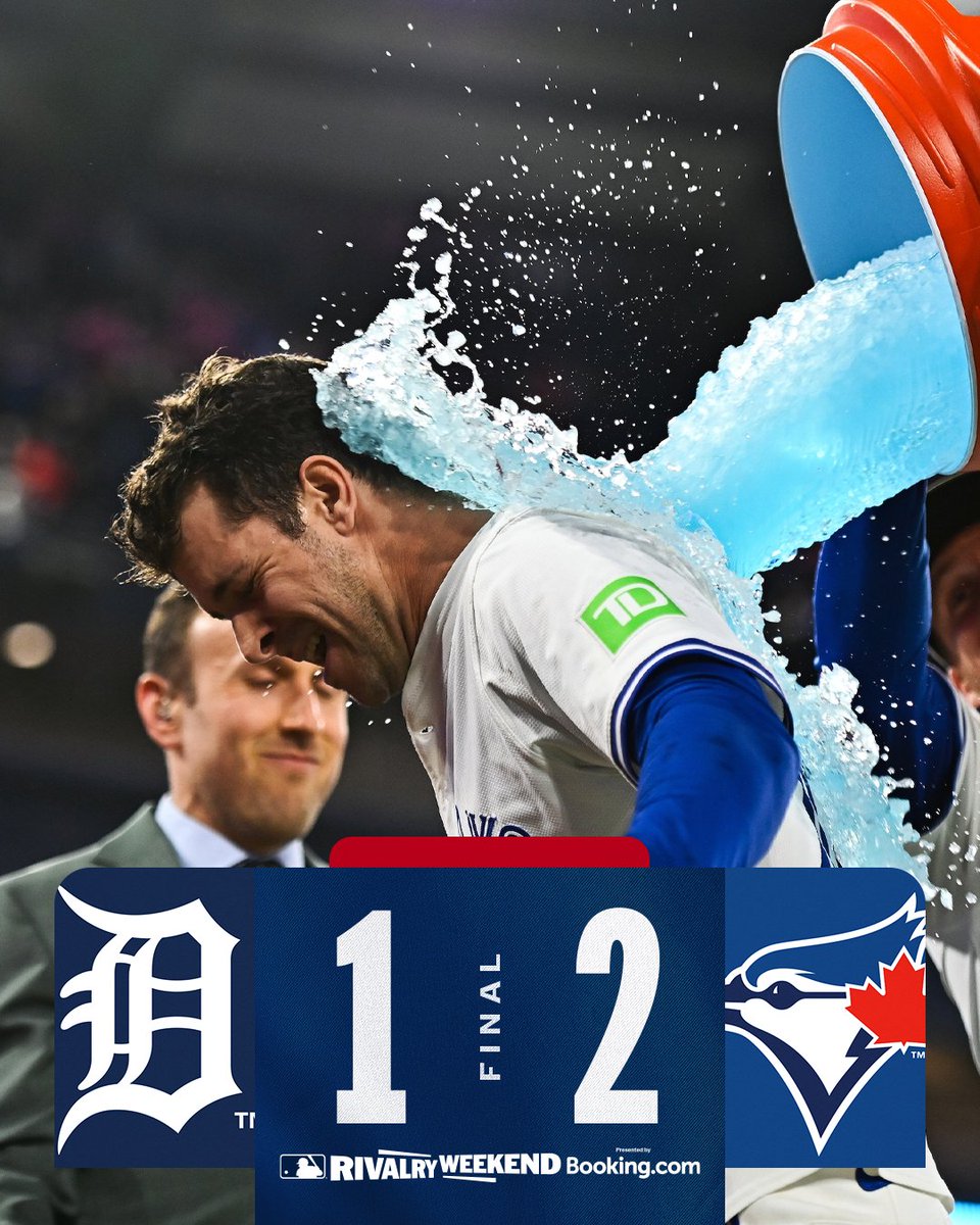 MLB (@mlb) on Twitter photo Ernie Clement and the <a href="/BlueJays/">Toronto Blue Jays</a> even the series with a #Walkoff! #RivalryWeekend Ernie Clement and the <a href="/BlueJays/">Toronto Blue Jays</a> even the series with a #Walkoff! #RivalryWeekend