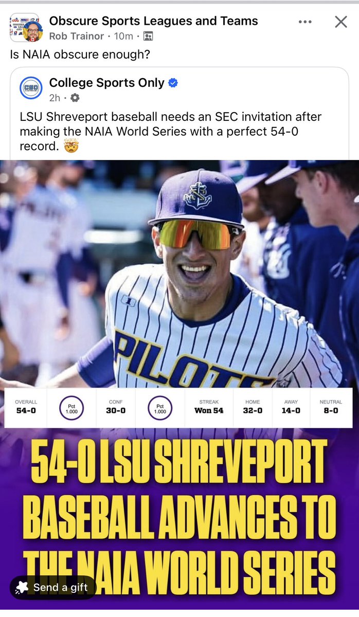 ewayner2's tweet image. I heard about this team listing to 1130 The Tiger radio station out of Shreveport in the mornings on the way to work. Amazing the Pilots have only had 6 games where they won by less than 3 runs. Great story.