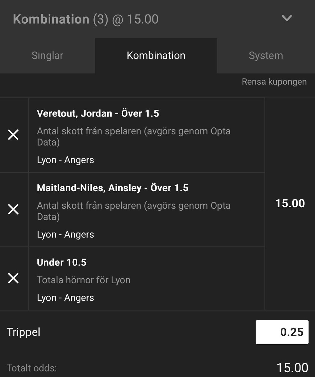 15x pengarna!✅ Första gången vi delar en högoddsare på väldigt länge, och den sitter!💰💎