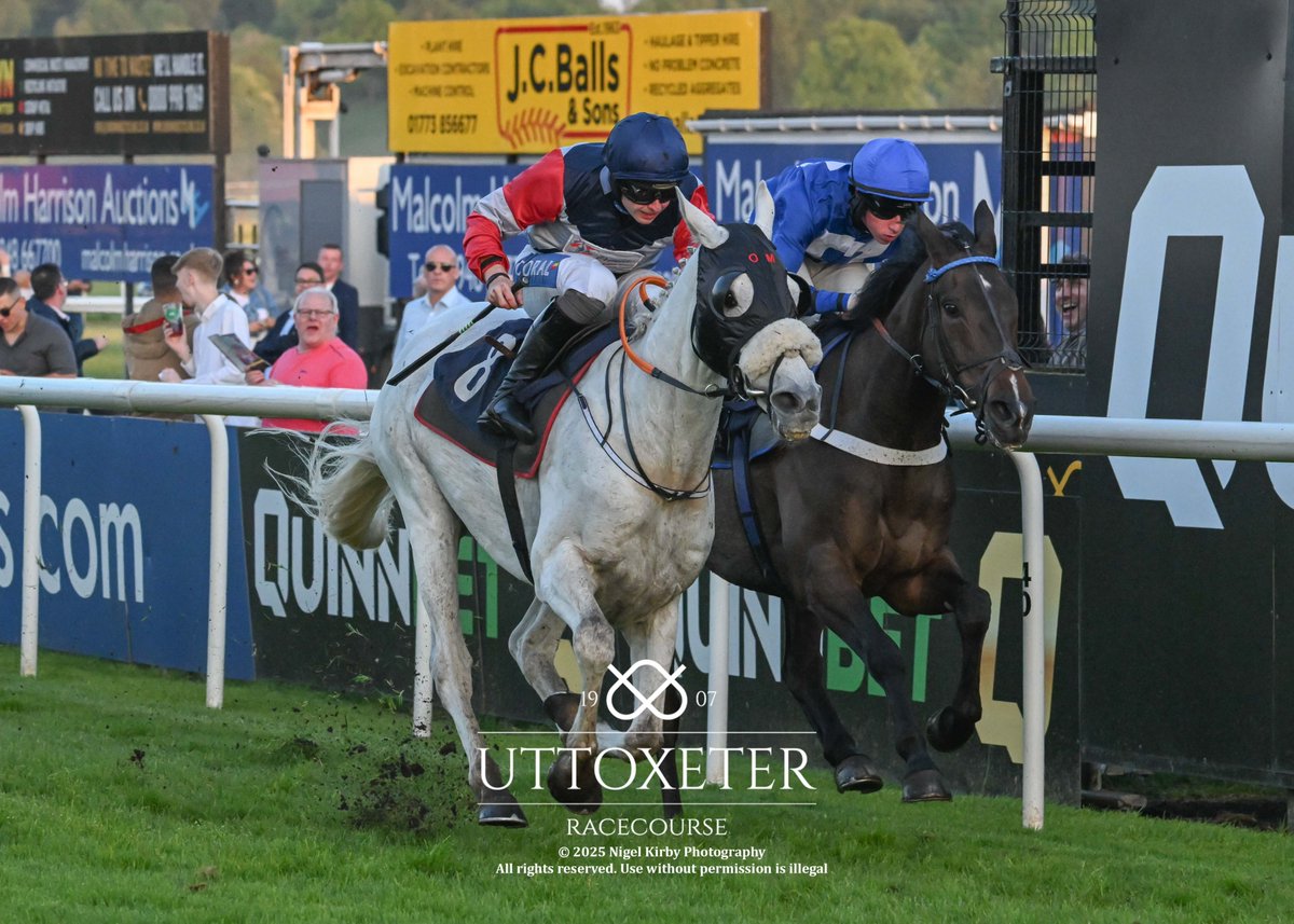 Uttoxeter Racecourse (@uttoxeterraces) on Twitter photo Race 7 - QuinnBet Handicap Hurdle
Winner - Rock On Tommy
Trainer - <a href="/O_J_murphy91/">Olly Murphy</a>
Jockey - <a href="/Sean_Bowen_/">Sean Bowen</a>
Owner - Premier Thoroughbred Racing Ltd
All images taken by - <a href="/nigekirby/">Nigel Kirby Photography</a> Race 7 - QuinnBet Handicap Hurdle
Winner - Rock On Tommy
Trainer - <a href="/O_J_murphy91/">Olly Murphy</a>
Jockey - <a href="/Sean_Bowen_/">Sean Bowen</a>
Owner - Premier Thoroughbred Racing Ltd
All images taken by - <a href="/nigekirby/">Nigel Kirby Photography</a>