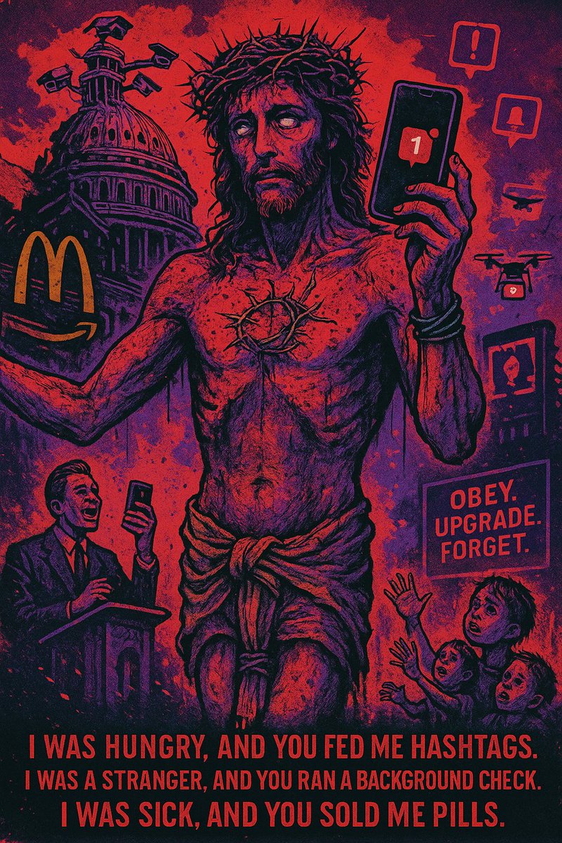 DeletedByGod666's tweet photo. You crucify truth every day. He came back, and you scrolled past Him.
#JesusLoggedIn #HolyGlitch #ObeyUpgradeForget #FeedMyHashtags https://t.co/1we5k6iwFd