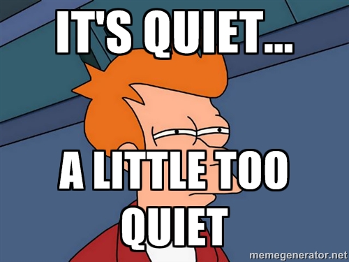 TimothyNeu's tweet image. Everything went very well this week &amp;amp; the weekend has been unusually quiet. As an AuDHD person this makes me extremely suspicious. People of @NoNonsenseND what are your thoughts on this?