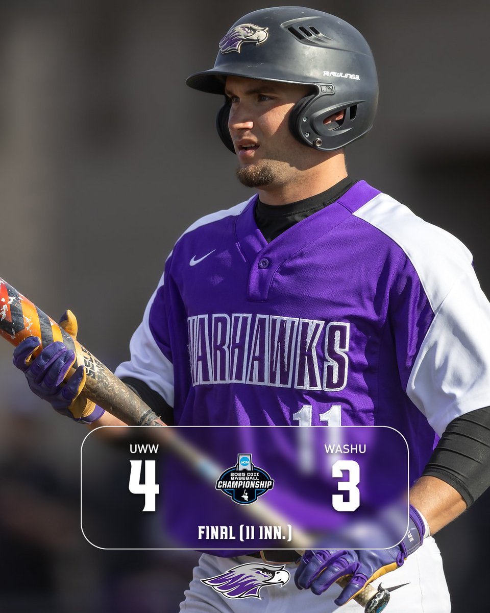MCVAY WALKS IT OFF!!

RBI Double sends in Darryl Jackson in the Bottom of the 11th

Warhawks advance to the Regional Final in Adrian, Mich tomorrow