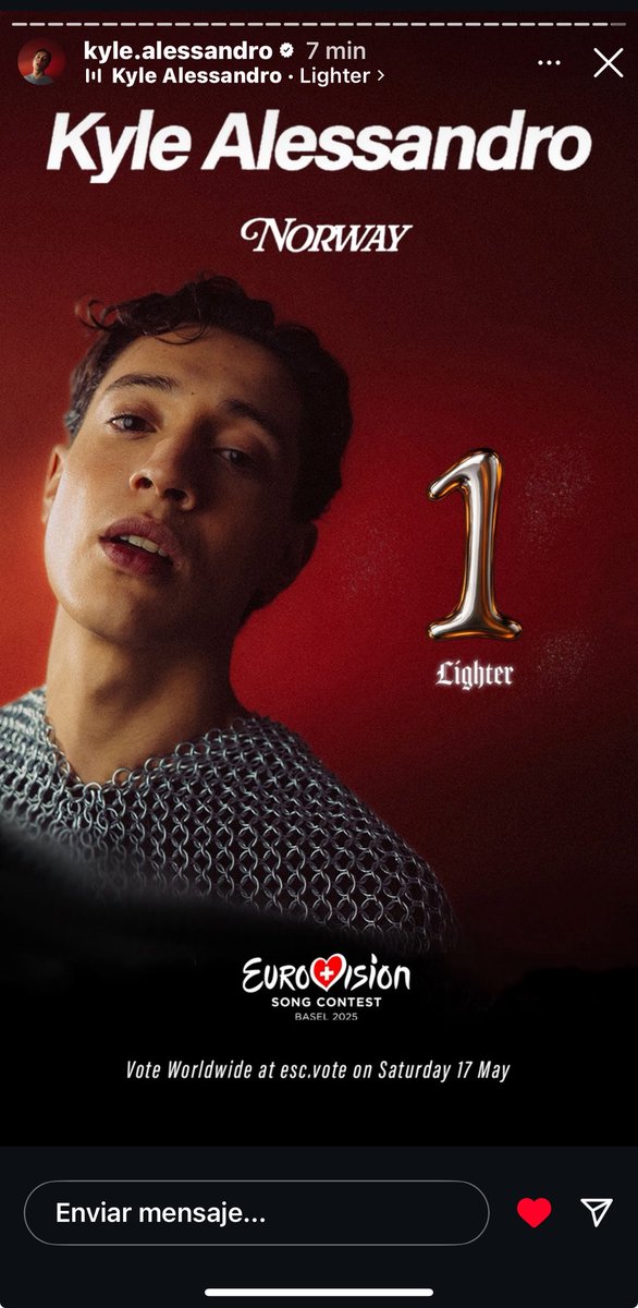 multifan_spain's tweet photo. Vamos votemosle 💪💪💪💪💪💪

#Vote1 #VoteKyleAlessandroNorway #Lighter #KyleAlessandro #VoteNumberOne #Eurovision2025 #VoteNorway #Vote1ESC2025 #Vote1GF https://t.co/2dKmgoWVFc