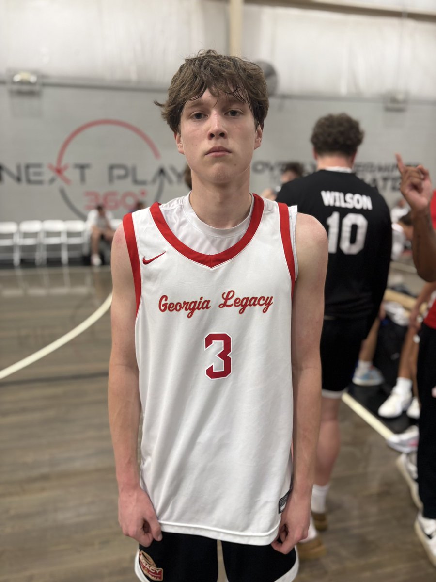 Ryan Phillips  6’2 G 2026 Ga Legacy

Hit some big time shots today including the Gw in a tough matchup with Team Scoot. Knock down shooter, who knew his hot spots on the court and was ready when his number was called on.