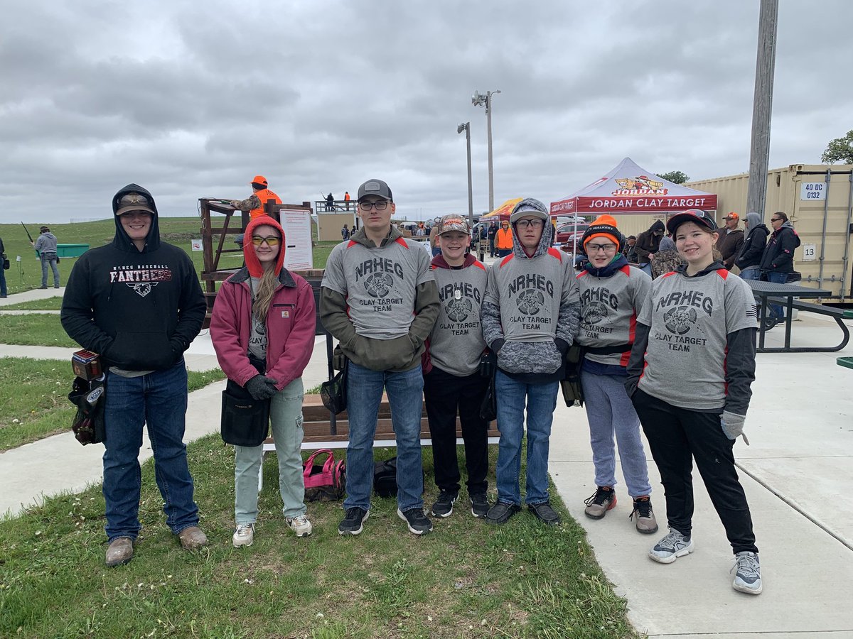 These 7 shooters were at the shoot in Montgomery today.  As you can tell,  it was a bit chilly but Conner, Alexis, Dylan, Asa, Clayton, Kaeson, and Avary had a great time.