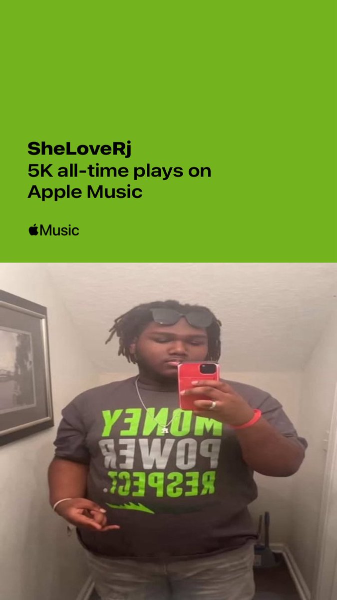 RichFokesMafia's tweet photo. Congratulations SheLoveRj you finally hit 5K on Apple Music (Another workaholic) https://t.co/ihiMXxMuwI