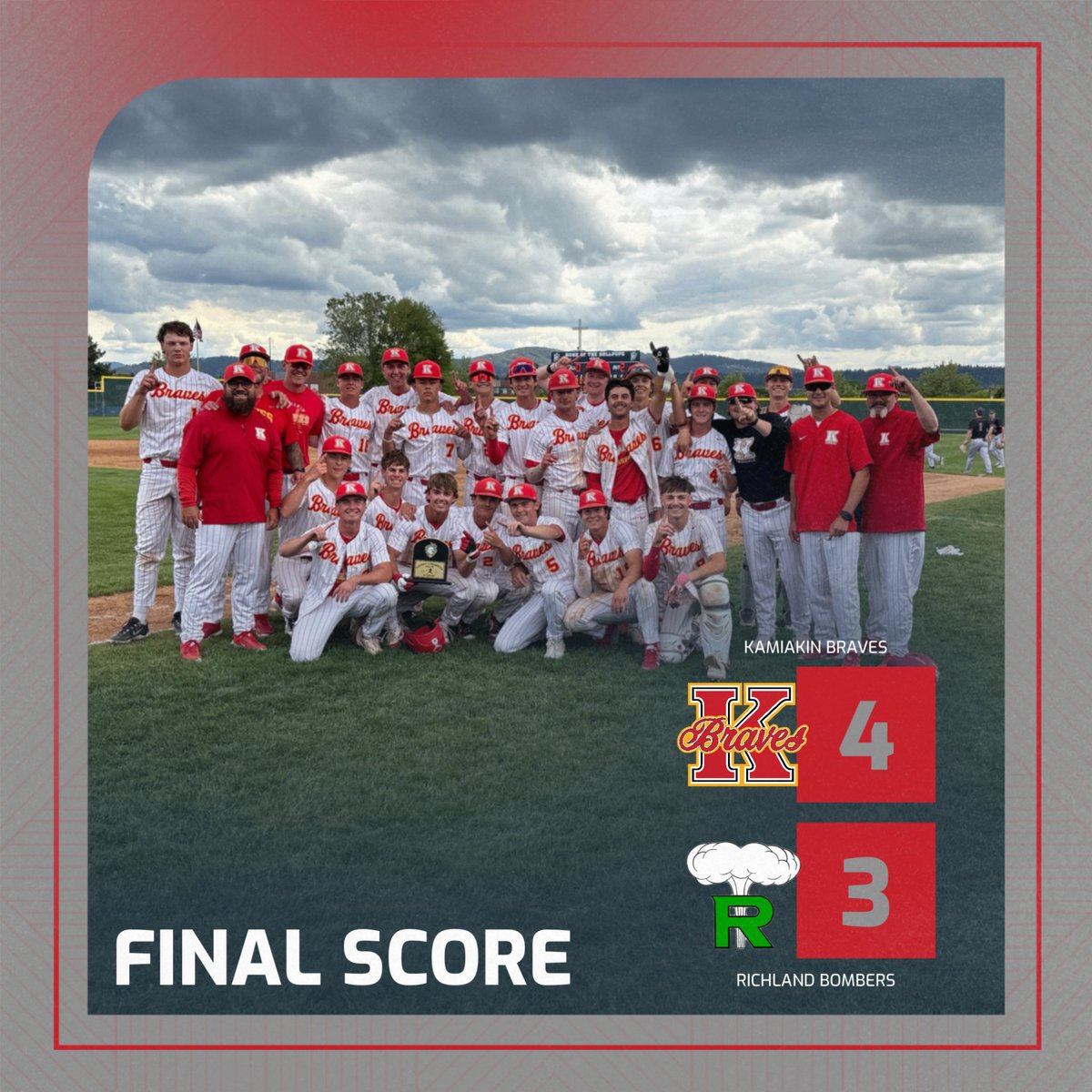 Braves are District 6 Champs! let's go!