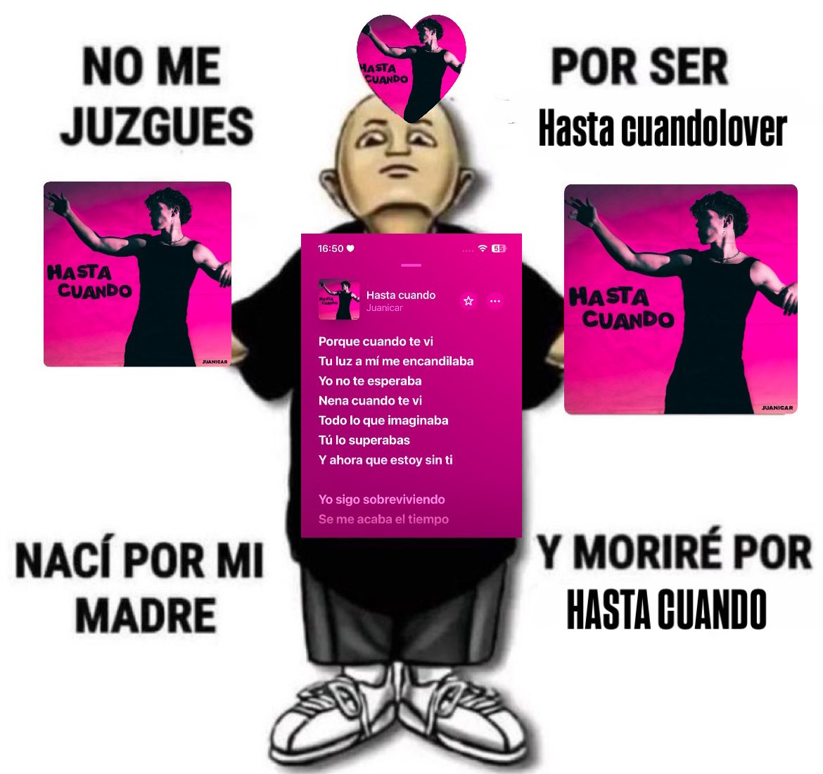 Te quiero mucho hasta cuando 
#HastaCuando1año