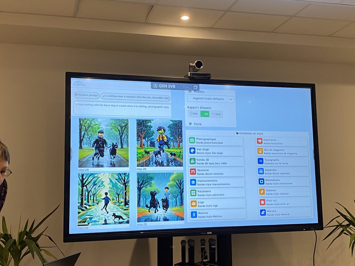 Un grand merci à <a href="/LoLanglois/">Laurence Langlois</a> pour cet atelier passionnant sur l’utilisation d’outils #IA dans 1 projet #eTwinning : des  pistes concrètes pour intégrer #IA en classe 🤖✨👏