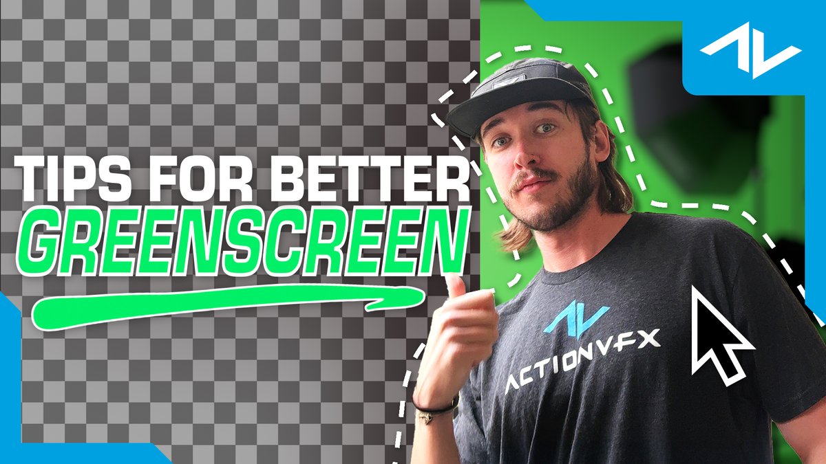 ActionVFX's tweet image. Improve your green screen footage! 
✅ Retain motion blur 
✅ Eliminate spill 
✅ Use garbage masks 
✅ Match color 
📽 Watch: How to Fix Bad Green Screen Footage ▶️ youtu.be/L1_Wx-IxsAA 

#VFXArtist #Greenscreen #CompositingTips #VisualEffects #MadeWithActionVFX