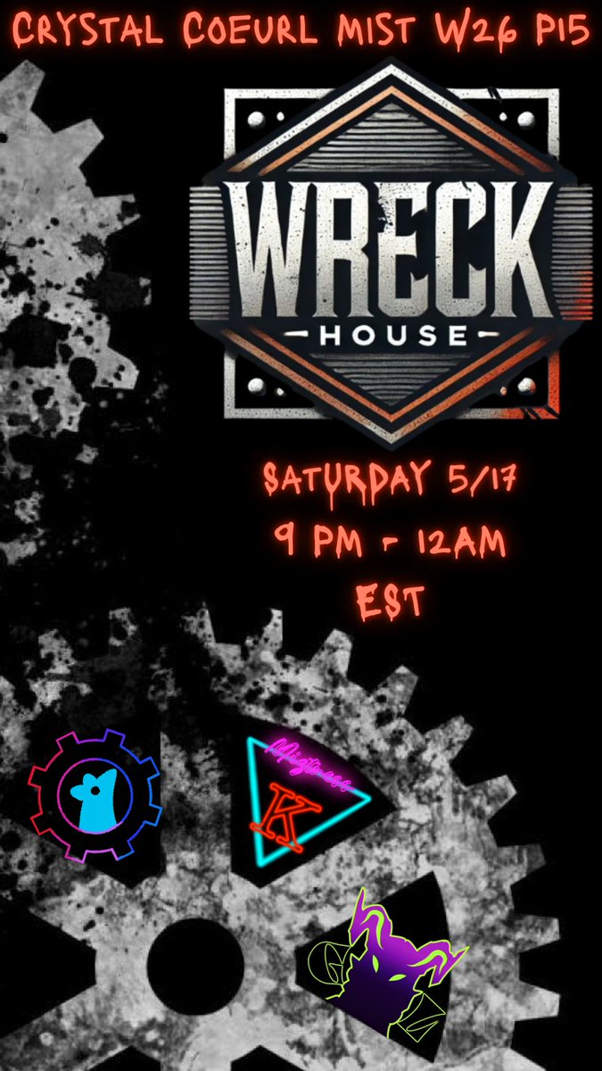 NEW VENUE ALERT!!!!  WE ARE PLAYING WRECK HOUSE TONIGHT!!! CAT GIRL ZOOMIES INVADE AT 9 PM CST!!! #ffxiv #ffxivdj #ffxivvenue #ffxivnightlife