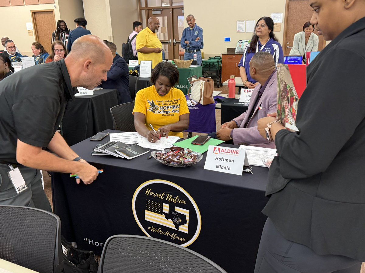 What a great turnout at today’s job fair! 👏 Our team was thrilled to connect with passionate educators 🍎 and share what makes our district a special place to work and grow 🌟. We’re excited about the talent and dedication we saw today — the future of our schools is bright! ✨📚