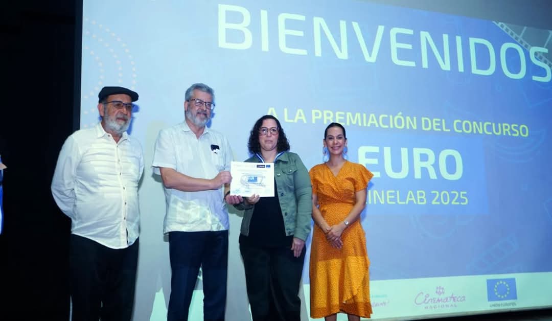 radio580nic's tweet photo. 📍🇳🇮 #Managua La Cinemateca Nacional en coordinación con la Delegación de la Unión Europea en #Nicaragua, celebró la ceremonia de premiación de la primera edición de #EuroCineLab. #Radio580 https://t.co/HEP3G6G8Yw