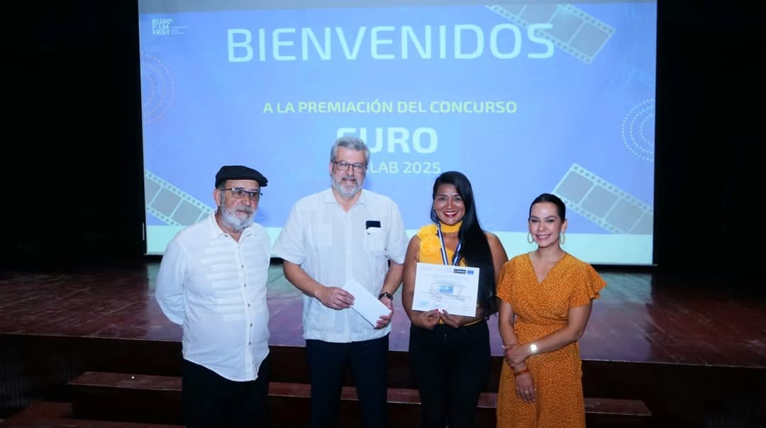 radio580nic's tweet photo. 📍🇳🇮 #Managua La Cinemateca Nacional en coordinación con la Delegación de la Unión Europea en #Nicaragua, celebró la ceremonia de premiación de la primera edición de #EuroCineLab. #Radio580 https://t.co/HEP3G6G8Yw