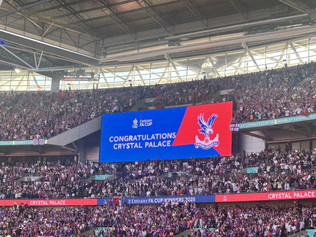 We made history! ❤️💙
#cpfc