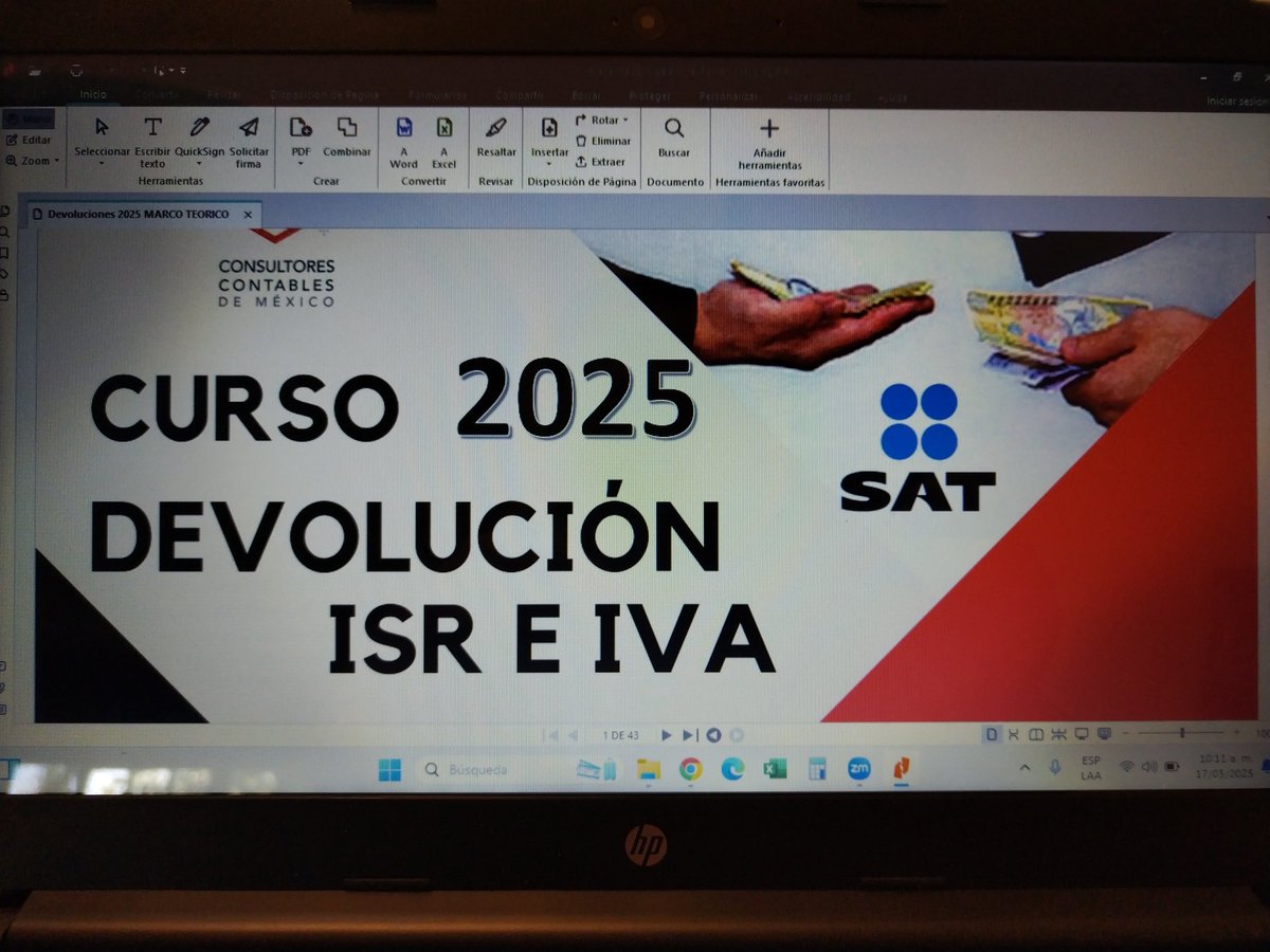 manuespinozab's tweet image. Seguimos capacitandonos 🤓📖👔 #Impuestos #devolucionsat