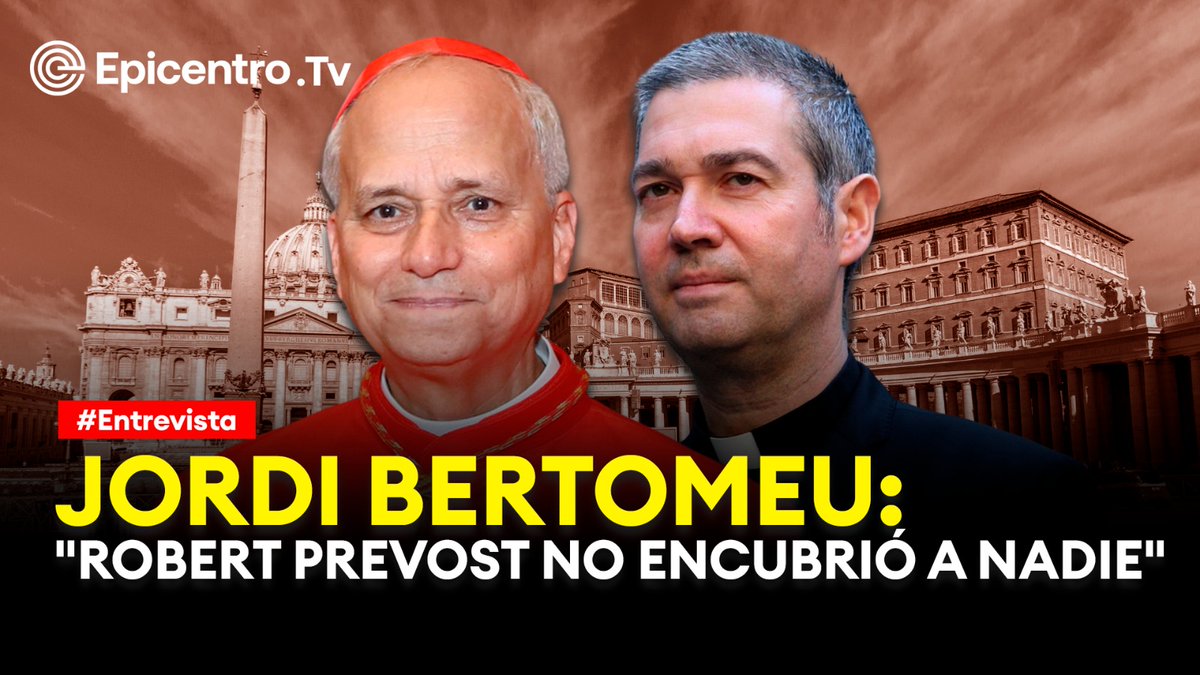 Epicentro.TV (@epicentro_tv) on Twitter photo 🔴 Exclusivo desde Roma para EpicentroTv
La periodista Paola Ugaz (<a href="/larryportera/">Paola Ugaz</a>) entrevista al sacerdote Jordi Bertomeu, de la Comisión Especial del Vaticano que investigó el caso Sodalicio. Bertomeu cuenta cómo será la ceremonia de entronización del Papa León XIV, este domingo 🔴 Exclusivo desde Roma para EpicentroTv
La periodista Paola Ugaz (<a href="/larryportera/">Paola Ugaz</a>) entrevista al sacerdote Jordi Bertomeu, de la Comisión Especial del Vaticano que investigó el caso Sodalicio. Bertomeu cuenta cómo será la ceremonia de entronización del Papa León XIV, este domingo