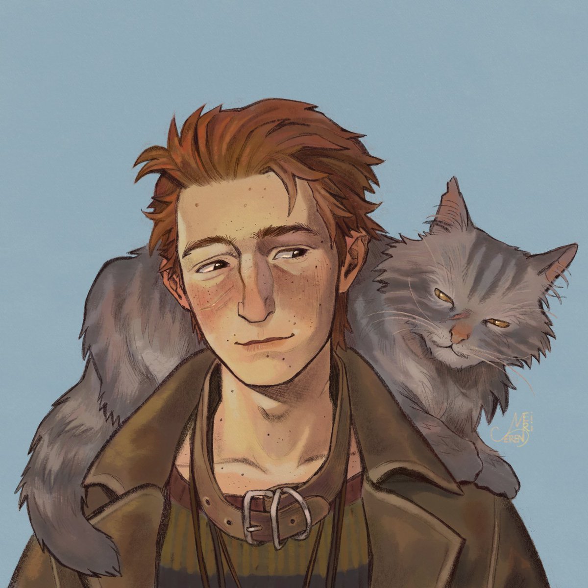 meirimerens's tweet photo. individual portraits 🐈‍⬛🐈🐿️
notkin (who i gave his p1 sweater to i felt like giving him his p1 sweater) - kitty
catnip - kitty also
dandy - eurasian red squirrel https://t.co/UWGCoYcyUu