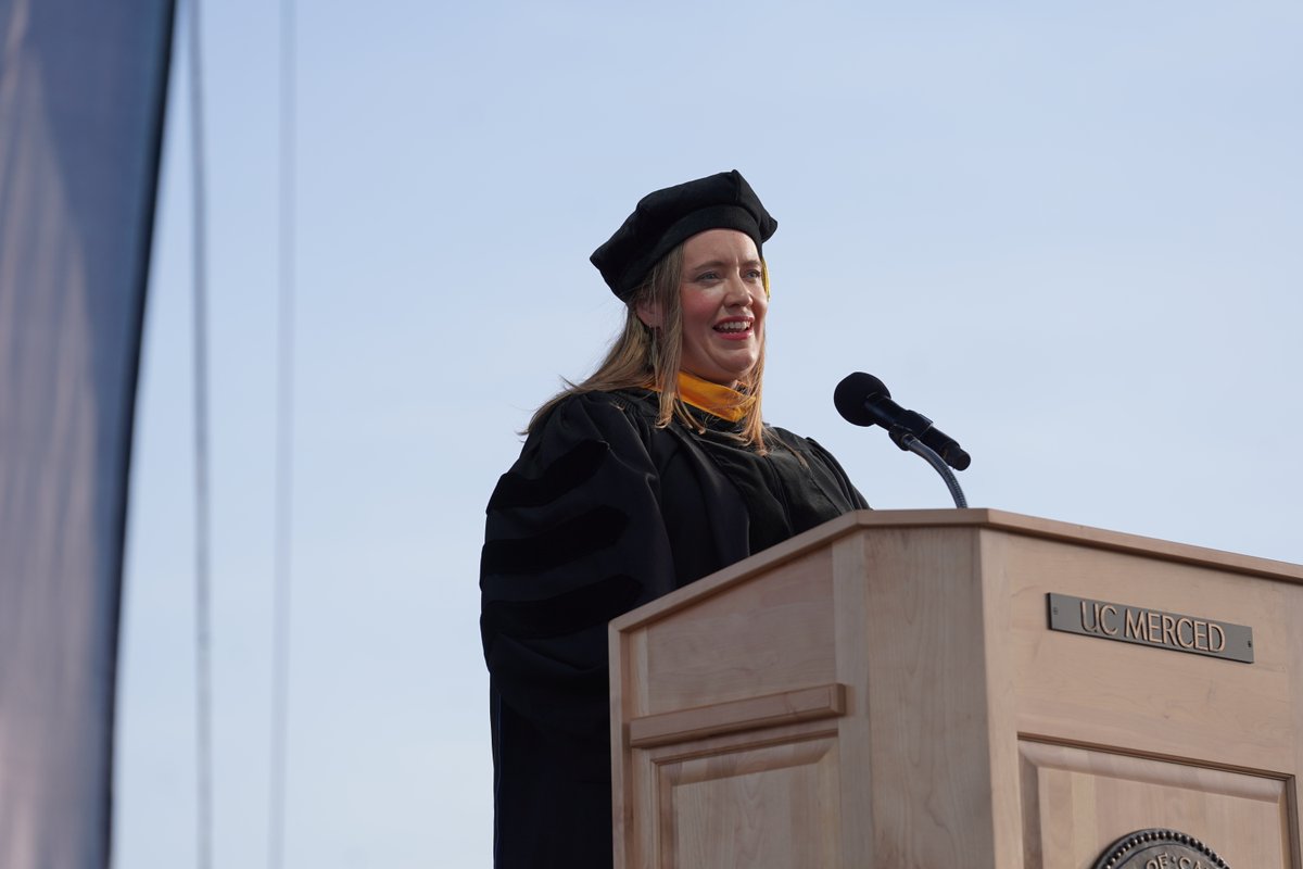 UC Merced (@ucmerced) on Twitter photo “That’s what graduate school is – you come in curious and you learn more and more until you become an expert in your field.” - Kristynn Sullivan, ’15 Ph.D., <a href="/ucmgraddiv/">Graduate Division</a> Keynote Speaker
Congratulations again to our students who received their master’s and doctoral degrees! “That’s what graduate school is – you come in curious and you learn more and more until you become an expert in your field.” - Kristynn Sullivan, ’15 Ph.D., <a href="/ucmgraddiv/">Graduate Division</a> Keynote Speaker
Congratulations again to our students who received their master’s and doctoral degrees!