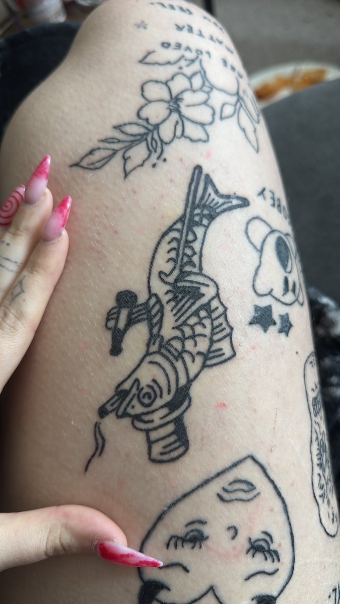 Got bored and tattooed a fish