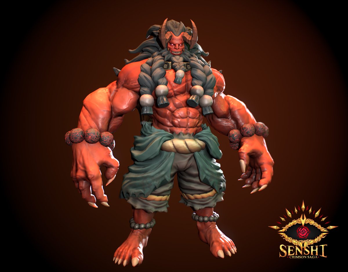 A boss i made for <a href="/YonkaiStudios/">Senshi: Crimson Saga</a>  
Make sure to check their socials!
Twitter: x.com/YonkaiStudiosR… 
Discord: discord.gg/Senshi
#RobloxDev  #ROBLOX  #Senshi #zbrush #digitalart #3DCG  #3dart