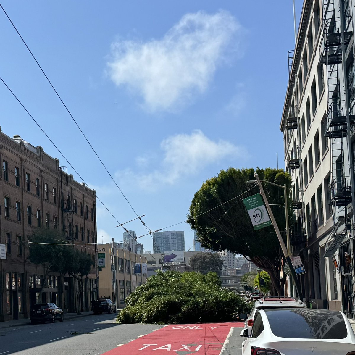 When the wind is so strong.