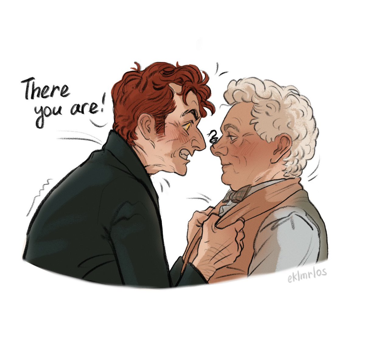 grumpy crowley wants his snek tattoo back <3

#goodomens