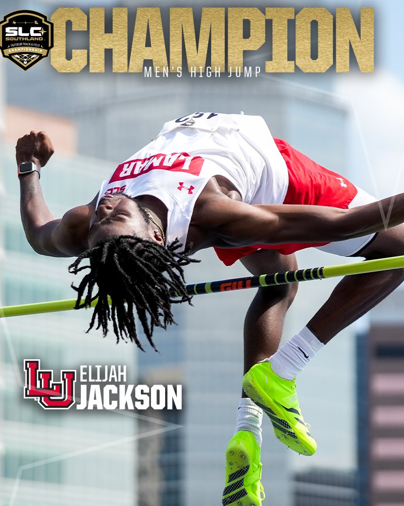 SouthlandSports's tweet photo. MEN’S HIGH JUMP FINALS

🥇 Elijah Jackson, @LamarXCTF 
🥈 Hunter Murphy, @SFA_TFXC 
🥉 Nicholas Grullon, @SFA_TFXC https://t.co/DHbQBN6Q0o