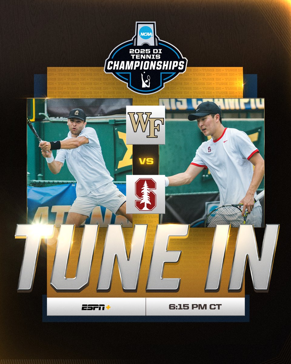 UPDATE: Due to inclement weather, our <a href="/WakeMTennis/">Wake Forest Men's Tennis</a> vs. <a href="/StanfordTennis/">Stanford Men's Tennis</a> match will be contested indoors. With limited seating capacity, we can only accommodate individuals on their respective team's pass list as well as all credentialed personnel and team members.

#NCAATennis