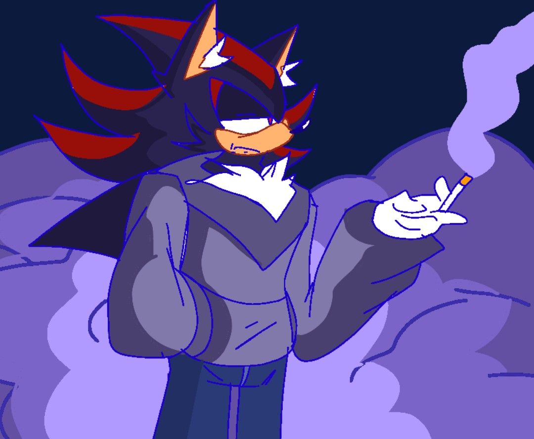 LORENACATA97810's tweet photo. Smoke 

#Sonicfanart
#ShadowThe https://t.co/RZ9musmcTy